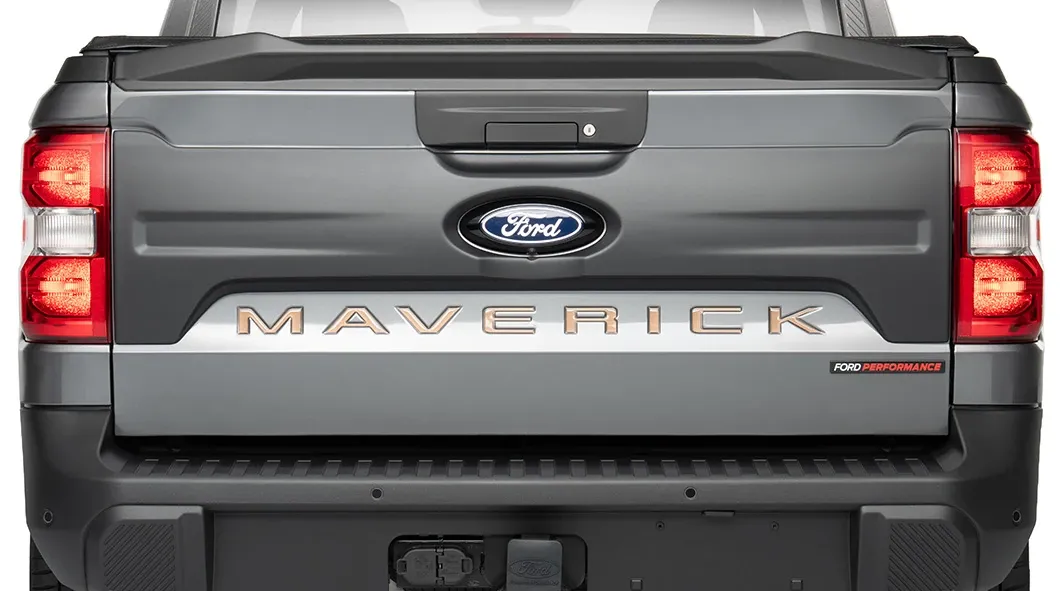 Bronze Maverick Tailgate Lettering by Tufskinz