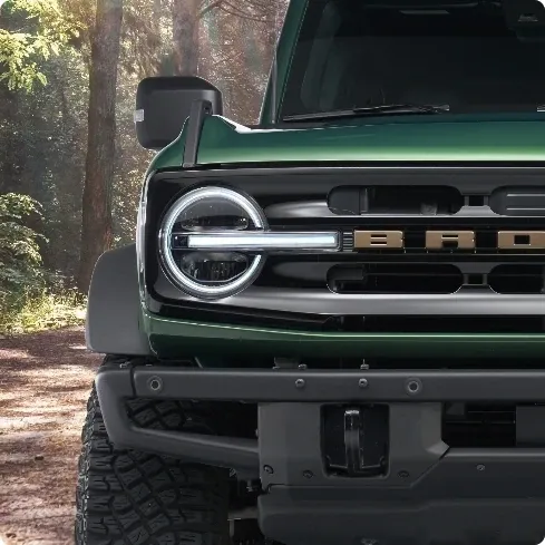 Sinister Bronze Bronco Grille Letter Caps