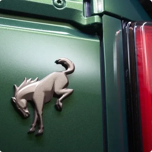 Sinister Bronze Bronco Badge