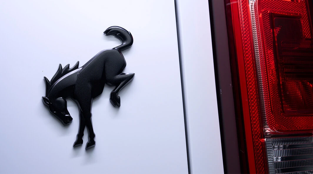 Matte Black Bronco Badge