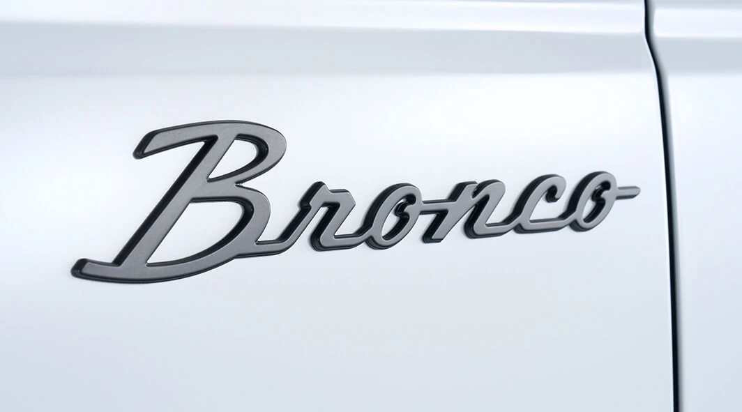 Matte Black Script Badges