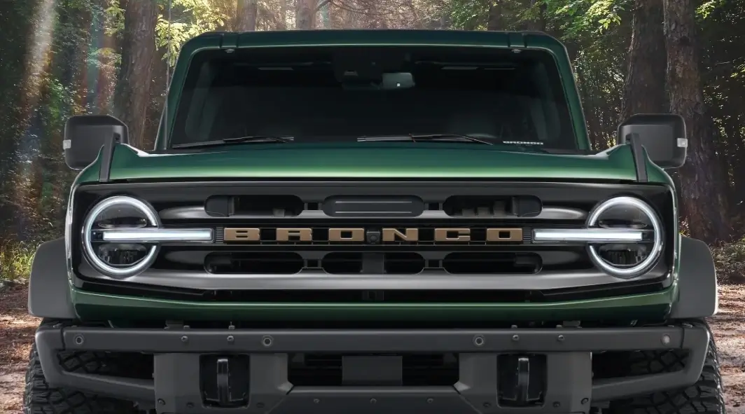 Sinister Bronze Bronco Grille Letter Caps